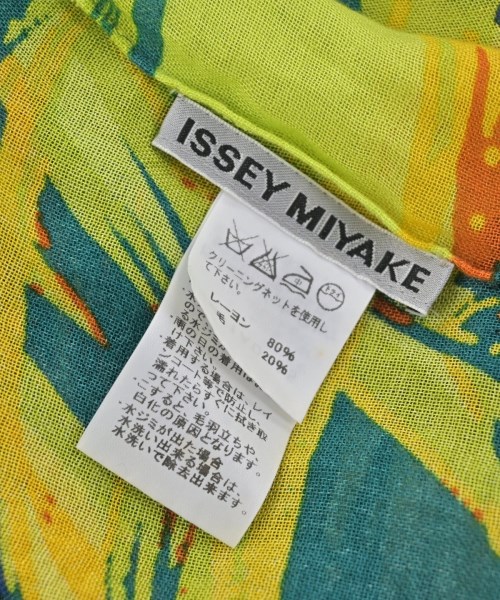 ISSEY MIYAKE（イッセイミヤケ）ストール 黄 サイズ:- メンズ/2200624553250