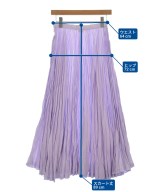ISSEY MIYAKE（イッセイミヤケ）ロング・マキシ丈スカート 紫 サイズ:2(M位) レディース/2200624710028