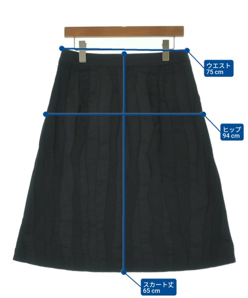 ISSEY MIYAKE（イッセイミヤケ）ロング・マキシ丈スカート 黒 サイズ:3(L位) レディース/2200619574017