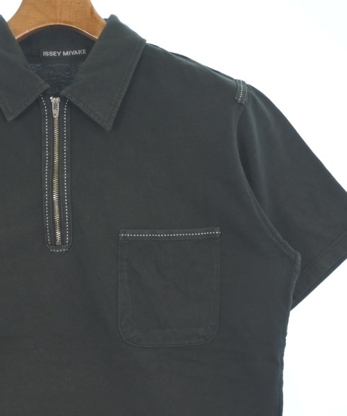 ISSEY MIYAKE（イッセイミヤケ）ポロシャツ 黒 サイズ:2(M位) メンズ/2200625841325