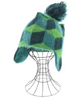 ISSEY MIYAKE（イッセイミヤケ）ニットキャップ・ビーニー 緑 サイズ:- レディース/2200630376058