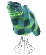 ISSEY MIYAKE（イッセイミヤケ）ニットキャップ・ビーニー 緑 サイズ:- レディース/2200630376058