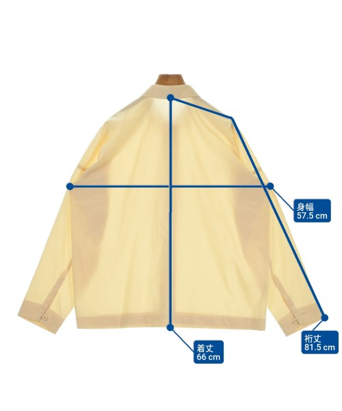 ISSEY MIYAKE（イッセイミヤケ）カジュアルシャツ 黄 サイズ:3(L位) レディース/2200616907030