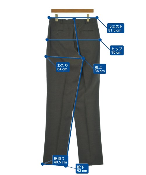 ISSEY MIYAKE（イッセイミヤケ）スラックス グレー サイズ:84(L位) メンズ/2200632873036