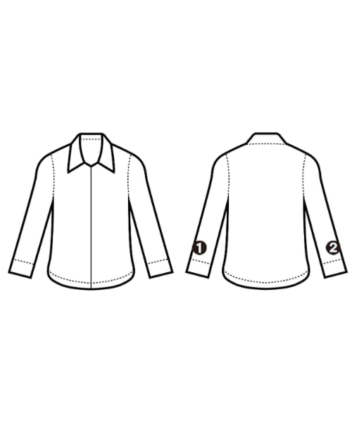 ISSEY MIYAKE（イッセイミヤケ）カジュアルシャツ 紫 サイズ:9(M位) レディース/2200630146040