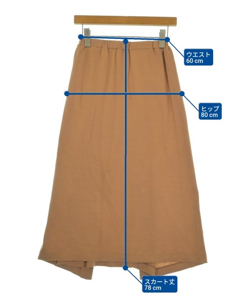 ISSEY MIYAKE（イッセイミヤケ）ロング・マキシ丈スカート オレンジ サイズ:9(M位) レディース/2200630146194