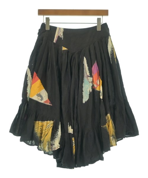 ISSEY MIYAKE（イッセイミヤケ）ひざ丈スカート 黒 サイズ:-(S位) レディース/2200610252037