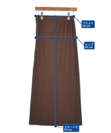 ISSEY MIYAKE（イッセイミヤケ）ロング・マキシ丈スカート 茶 サイズ:3(L位) レディース/2200612578166