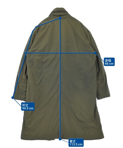 ISSEY MIYAKE（イッセイミヤケ）ダウンコート カーキ サイズ:M メンズ/2200611226013