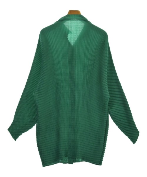 ISSEY MIYAKE（イッセイミヤケ）カジュアルジャケット 緑 サイズ:2(M位) レディース/2200617826125