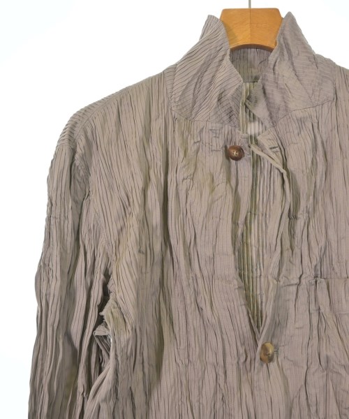ISSEY MIYAKE（イッセイミヤケ）カジュアルジャケット グレー サイズ:4(XL位) メンズ/2200618049110
