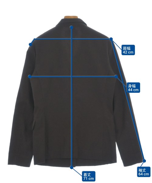 ISSEY MIYAKE FETE（イッセイミヤケフェット）カジュアルジャケット 茶 サイズ:3(L位) レディース/2200619658038