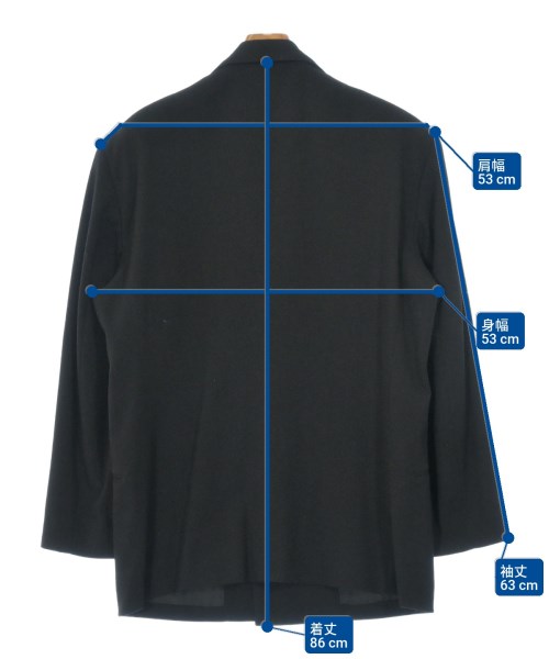 ISSEY MIYAKE（イッセイミヤケ）テーラードジャケット 黒 サイズ:L メンズ/2200669630091