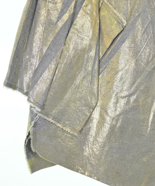 ISSEY MIYAKE（イッセイミヤケ）ひざ丈スカート ゴールド サイズ:3(L位) レディース/2200674397019