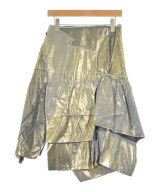 ISSEY MIYAKE（イッセイミヤケ）ひざ丈スカート ゴールド サイズ:3(L位) レディース/2200674397019