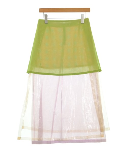 ISSEY MIYAKE(イッセイミヤケ)ロング・マキシ丈スカート ピンク サイズ:1(S位)/2200674397026