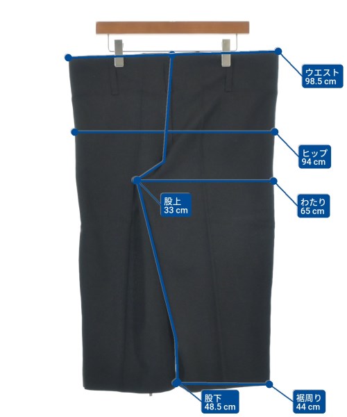 ISSEY MIYAKE（イッセイミヤケ）クロップドパンツ 黒 サイズ:3(L位) メンズ/2200675719087