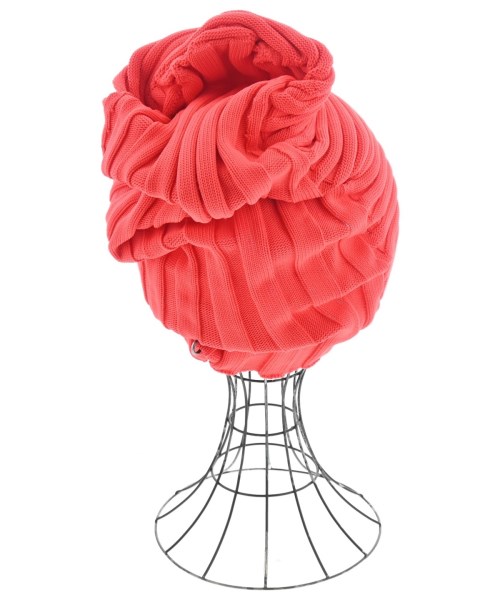 ISSEY MIYAKE（イッセイミヤケ）ニットキャップ・ビーニー 赤 サイズ:- レディース/2200676344059