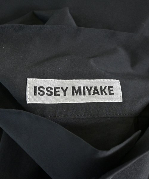 ISSEY MIYAKE（イッセイミヤケ）シャツワンピース 黒 サイズ:2(M位) レディース/2200672289064