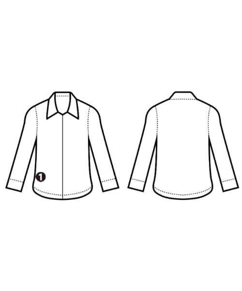 ISSEY MIYAKE（イッセイミヤケ）カジュアルシャツ 青 サイズ:2(M位) レディース/2200677630052