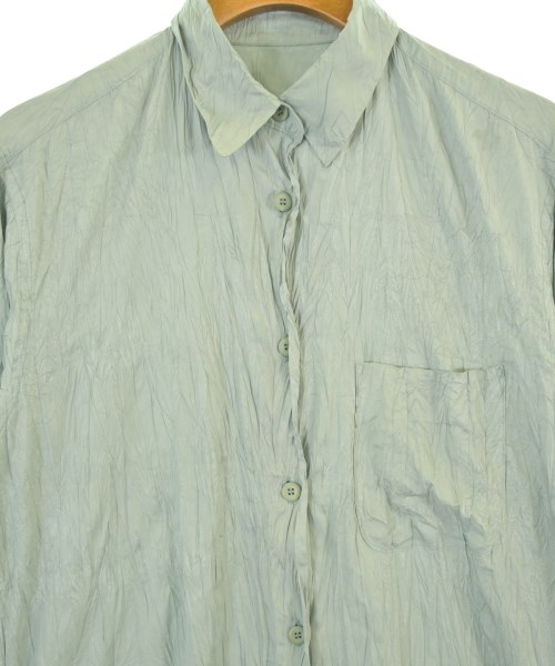ISSEY MIYAKE（イッセイミヤケ）カジュアルシャツ 青 サイズ:2(M位) レディース/2200677630052