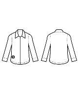 ISSEY MIYAKE（イッセイミヤケ）カジュアルシャツ 青 サイズ:2(M位) レディース/2200677630052