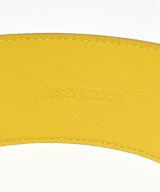 ISSEY MIYAKE（イッセイミヤケ）ベルト 黄 サイズ:- レディース/2200678151037