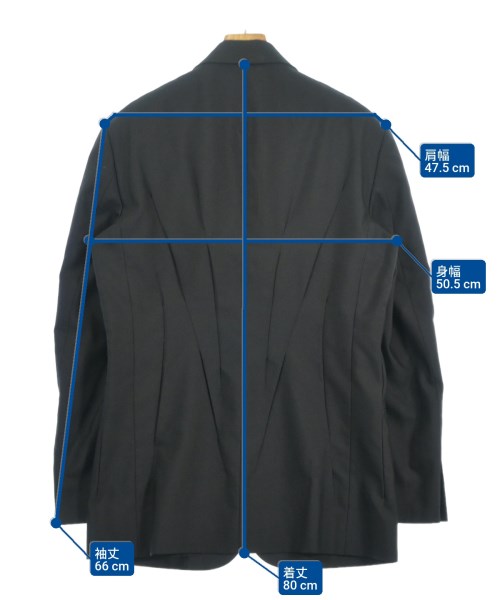 ISSEY MIYAKE（イッセイミヤケ）テーラードジャケット 黒 サイズ:3(L位) メンズ/2200680578044