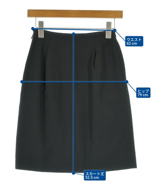 ISSEY MIYAKE（イッセイミヤケ）ミニスカート 黒 サイズ:M レディース/2200681185012