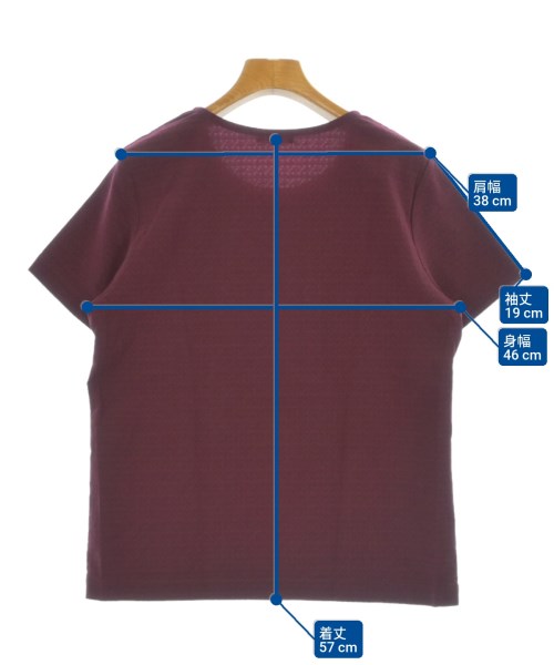 ISSEY MIYAKE（イッセイミヤケ）Tシャツ・カットソー 赤 サイズ:2(M位) レディース/2200688465094