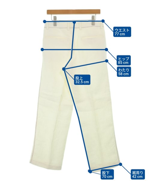 ISSEY MIYAKE（イッセイミヤケ）スラックス 白 サイズ:2(M位) メンズ/2200694538027