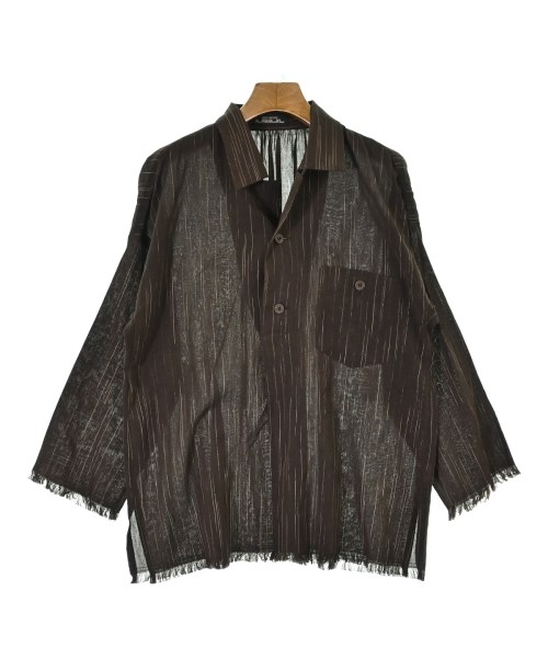 ISSEY MIYAKE(イッセイミヤケ)カジュアルシャツ 茶 サイズ:M/2200690000191