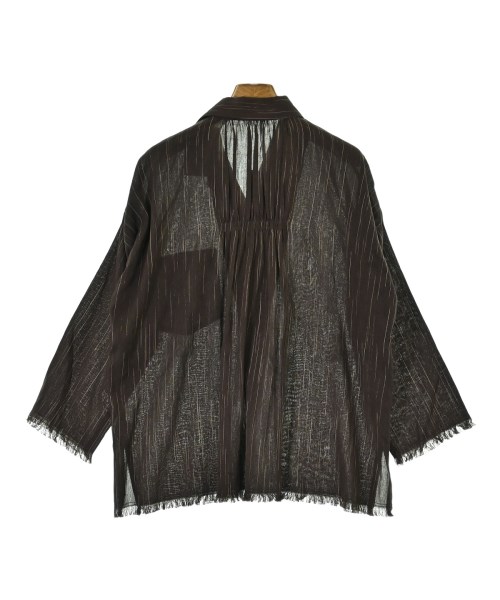 ISSEY MIYAKE（イッセイミヤケ）カジュアルシャツ 茶 サイズ:M レディース/2200690000191