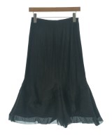 ISSEY MIYAKE（イッセイミヤケ）ひざ丈スカート 黒 サイズ:3(L位) レディース/2200696290572