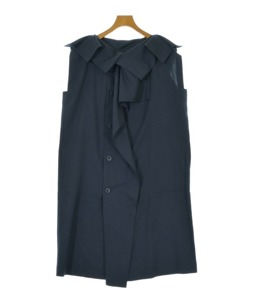 ISSEY MIYAKE(イッセイミヤケ)ワンピース 紺 サイズ:3(L位)/2200699672016