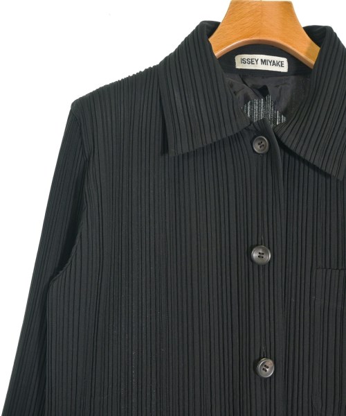 ISSEY MIYAKE（イッセイミヤケ）カジュアルジャケット 黒 サイズ:M レディース/2200700362011