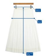 ISSEY MIYAKE（イッセイミヤケ）ロング・マキシ丈スカート 白 サイズ:2(M位) レディース/2200700921065