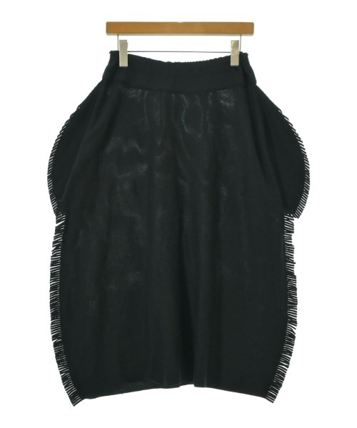 ISSEY MIYAKE（イッセイミヤケ）ひざ丈スカート 黒 サイズ:2(M位) レディース/2200701304041