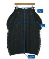 ISSEY MIYAKE（イッセイミヤケ）ひざ丈スカート 黒 サイズ:2(M位) レディース/2200701304041