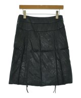 ISSEY MIYAKE（イッセイミヤケ）ひざ丈スカート 黒 サイズ:2(M位) レディース/2200701690021