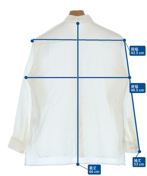 ISSEY MIYAKE（イッセイミヤケ）ドレスシャツ 白 サイズ:1(S位) メンズ/2200655268130