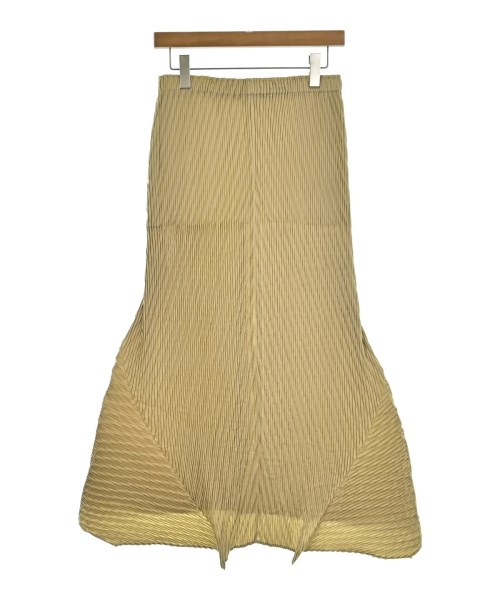 ISSEY MIYAKE（イッセイミヤケ）ロング・マキシ丈スカート ベージュ サイズ:2(M位) レディース/2200655484059