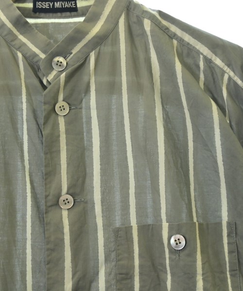 ISSEY MIYAKE（イッセイミヤケ）カジュアルシャツ グレー サイズ:M メンズ/2200656487134