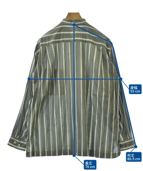 ISSEY MIYAKE（イッセイミヤケ）カジュアルシャツ グレー サイズ:M メンズ/2200656487134