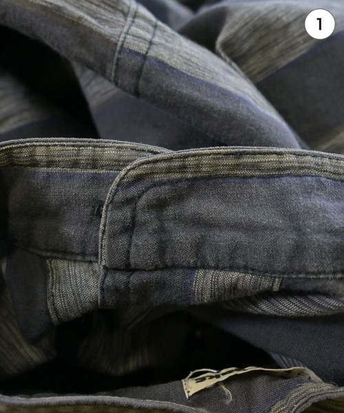 ISSEY MIYAKE（イッセイミヤケ）カジュアルシャツ グレー サイズ:M メンズ/2200656487189