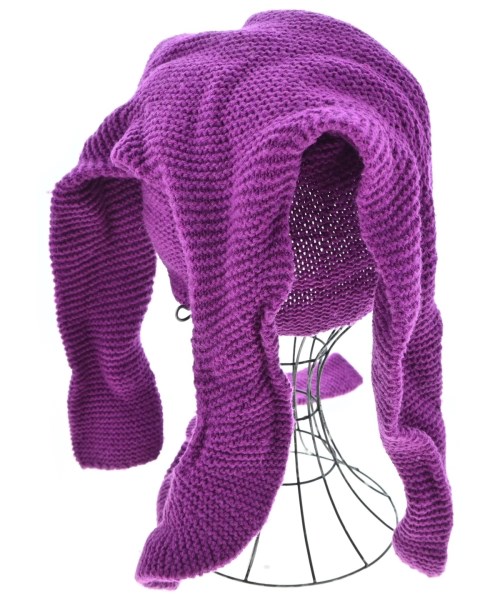 ISSEY MIYAKE（イッセイミヤケ）ニットキャップ・ビーニー 紫 サイズ:- レディース/2200657100018