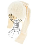 ISSEY MIYAKE（イッセイミヤケ）ニットキャップ・ビーニー 白 サイズ:- レディース/2200657100032