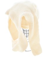 ISSEY MIYAKE（イッセイミヤケ）ニットキャップ・ビーニー 白 サイズ:- レディース/2200657100032