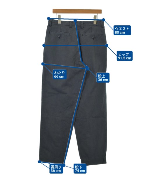 ISSEY MIYAKE（イッセイミヤケ）チノパン 紺 サイズ:L メンズ/2200657187033