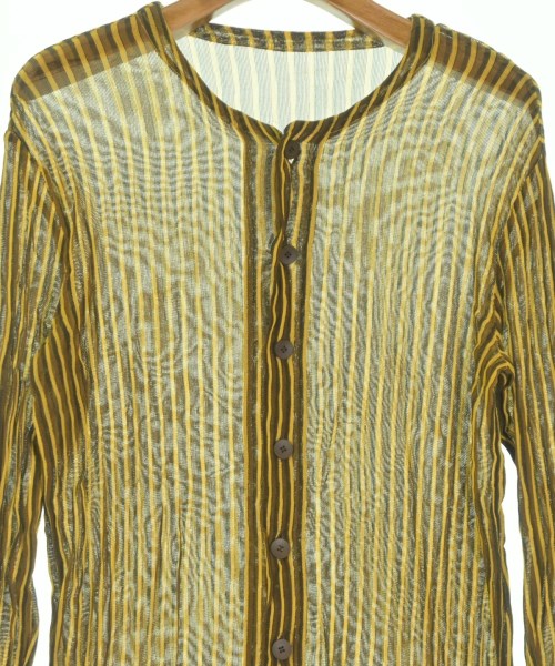 ISSEY MIYAKE（イッセイミヤケ）カジュアルシャツ 茶 サイズ:M レディース/2200643704411